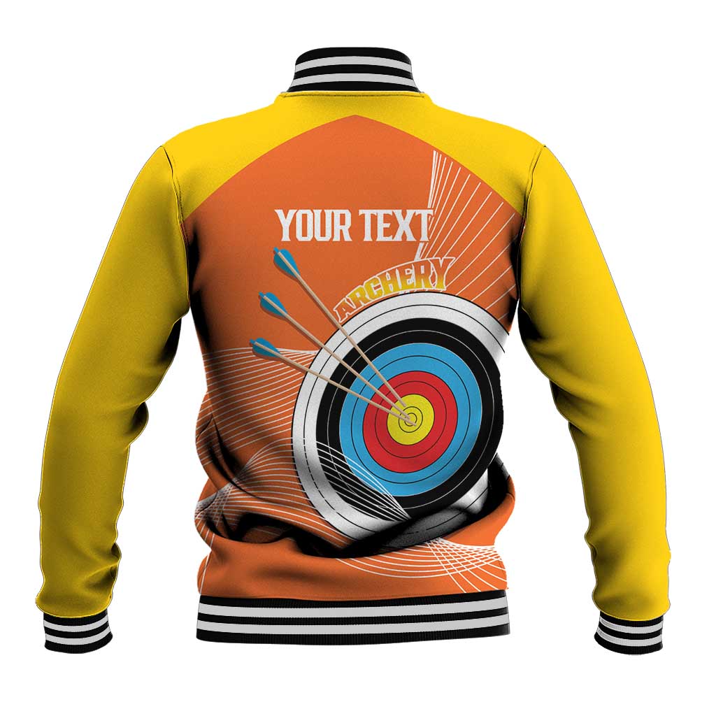 Personalised Bhutan Archery Baseball Jacket Board Style Flag Color - Wonder Print Shop