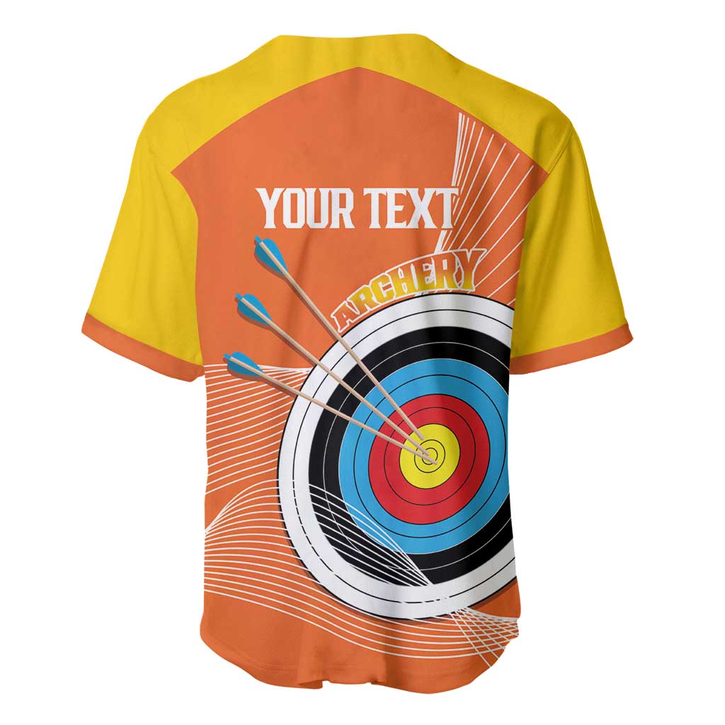 Personalised Bhutan Archery Baseball Jersey Board Style Flag Color - Wonder Print Shop