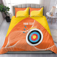 Personalised Bhutan Archery Bedding Set Board Style Flag Color - Wonder Print Shop