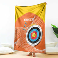 Personalised Bhutan Archery Blanket Board Style Flag Color - Wonder Print Shop