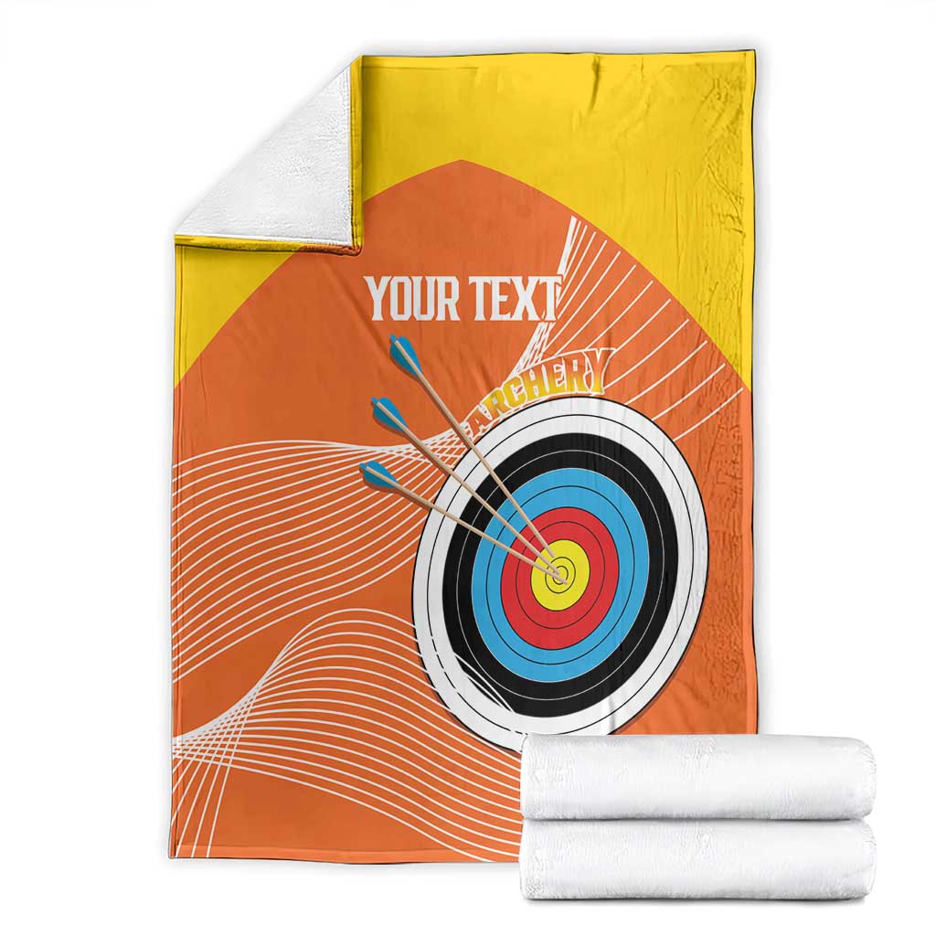 Personalised Bhutan Archery Blanket Board Style Flag Color - Wonder Print Shop