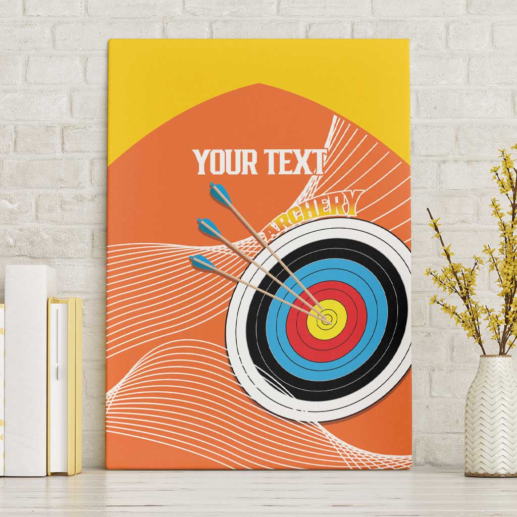 Personalised Bhutan Archery Canvas Wall Art Board Style Flag Color - Wonder Print Shop