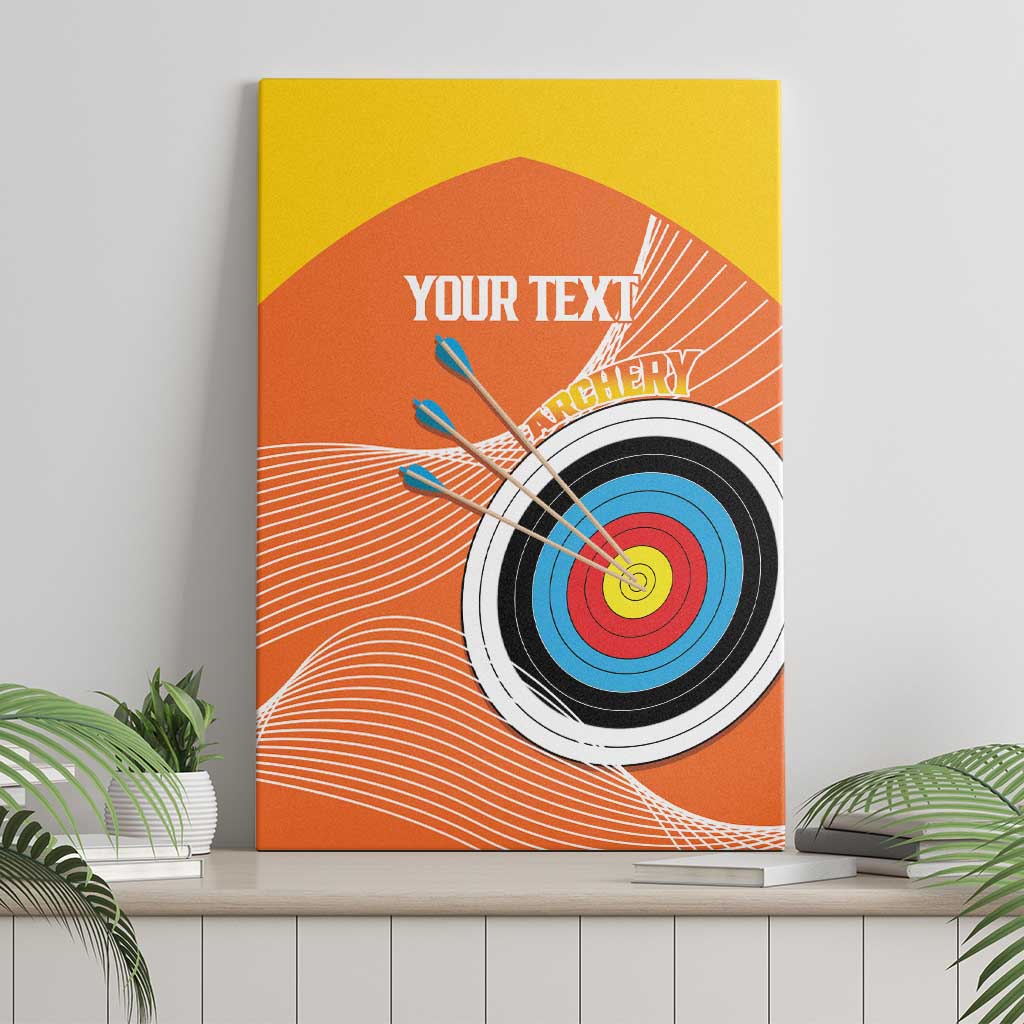 Personalised Bhutan Archery Canvas Wall Art Board Style Flag Color - Wonder Print Shop