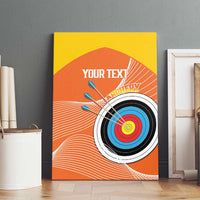 Personalised Bhutan Archery Canvas Wall Art Board Style Flag Color - Wonder Print Shop