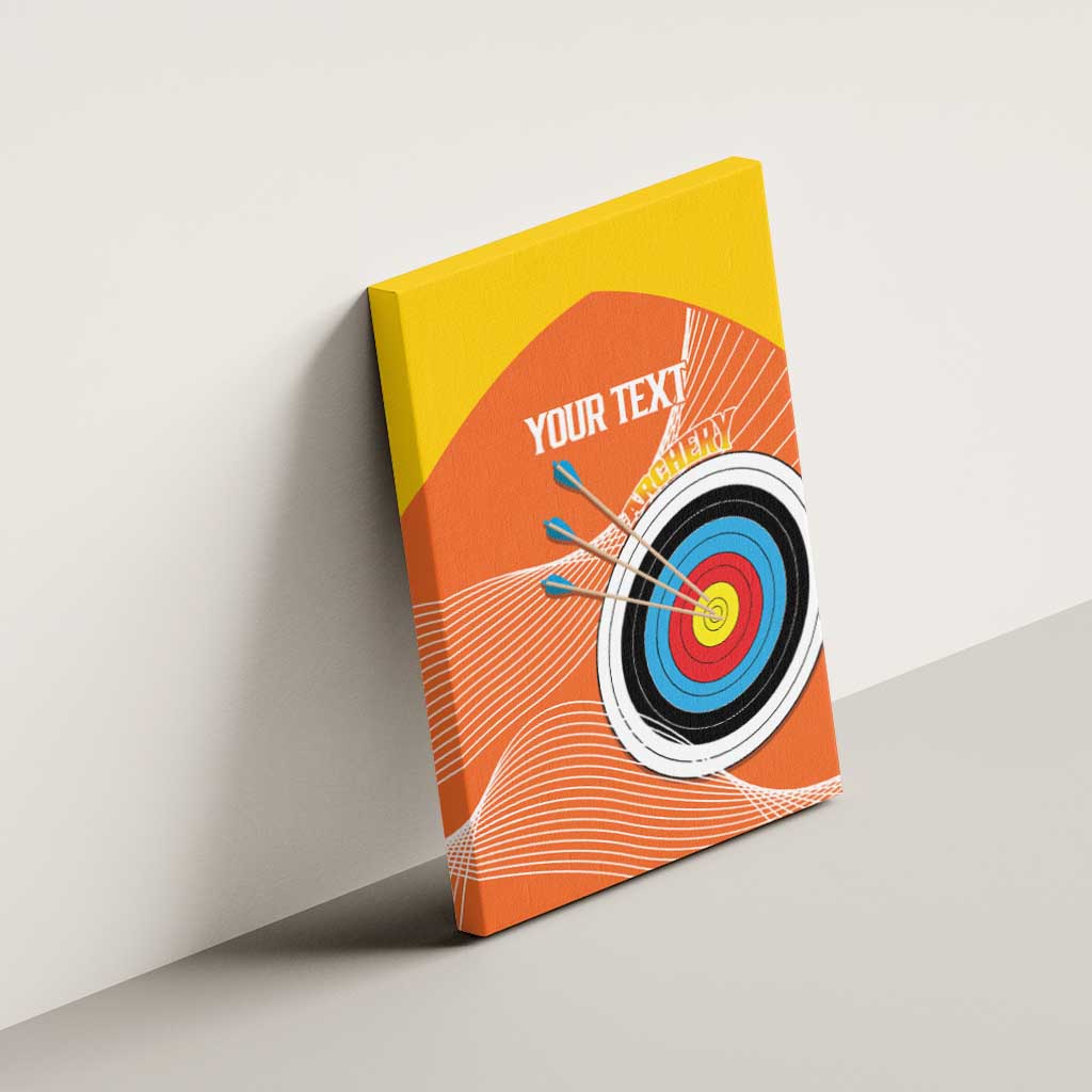 Personalised Bhutan Archery Canvas Wall Art Board Style Flag Color - Wonder Print Shop