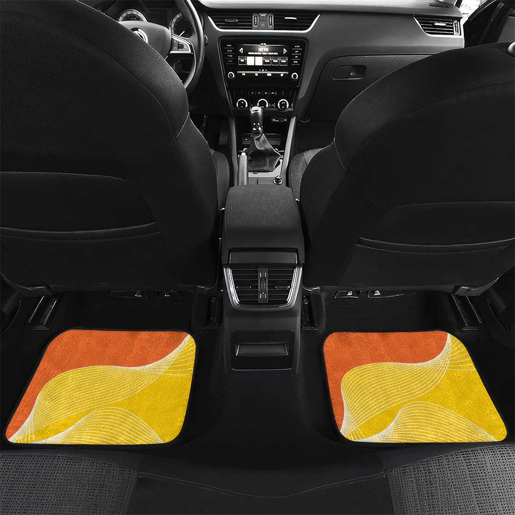 Personalised Bhutan Archery Car Mats Board Style Flag Color - Wonder Print Shop
