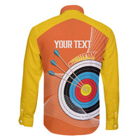 Personalised Bhutan Archery Family Matching Puletasi and Hawaiian Shirt Board Style Flag Color - Wonder Print Shop