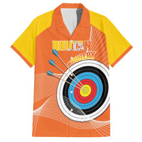 Personalised Bhutan Archery Family Matching Short Sleeve Bodycon Dress and Hawaiian Shirt Board Style Flag Color - Wonder Print Shop
