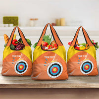 Personalised Bhutan Archery Grocery Bag Board Style Flag Color - Wonder Print Shop