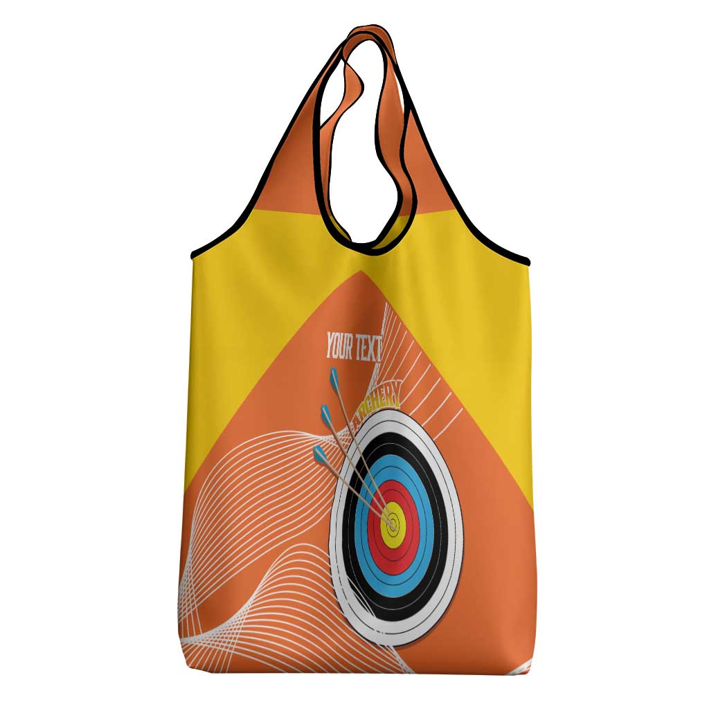Personalised Bhutan Archery Grocery Bag Board Style Flag Color - Wonder Print Shop