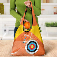 Personalised Bhutan Archery Grocery Bag Board Style Flag Color - Wonder Print Shop