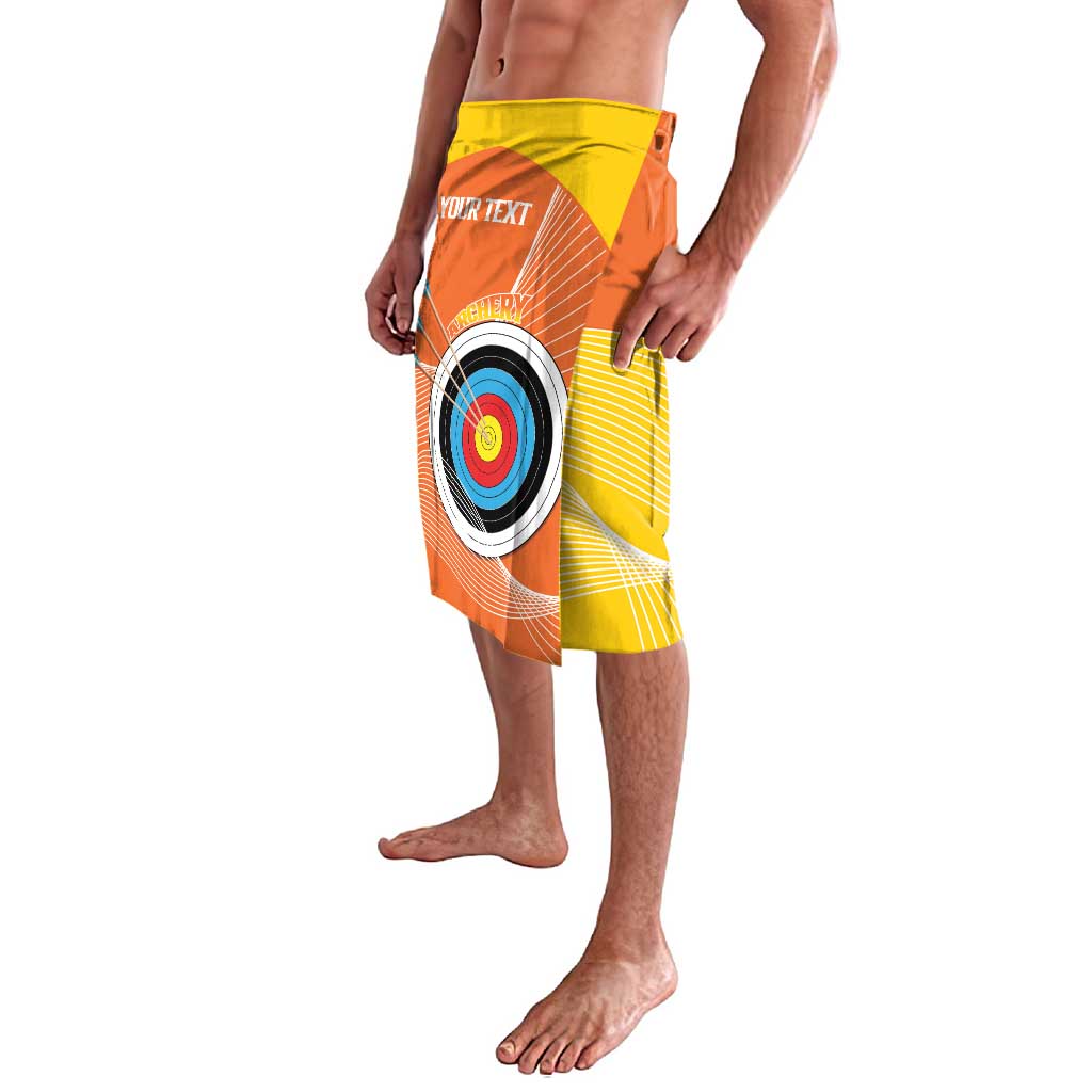 Personalised Bhutan Archery Lavalava Board Style Flag Color - Wonder Print Shop