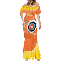 Personalised Bhutan Archery Mermaid Dress Board Style Flag Color - Wonder Print Shop