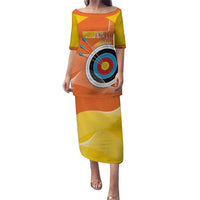 Personalised Bhutan Archery Puletasi Board Style Flag Color - Wonder Print Shop