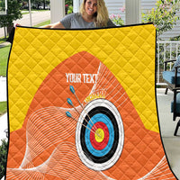 Personalised Bhutan Archery Quilt Board Style Flag Color - Wonder Print Shop