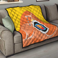 Personalised Bhutan Archery Quilt Board Style Flag Color - Wonder Print Shop