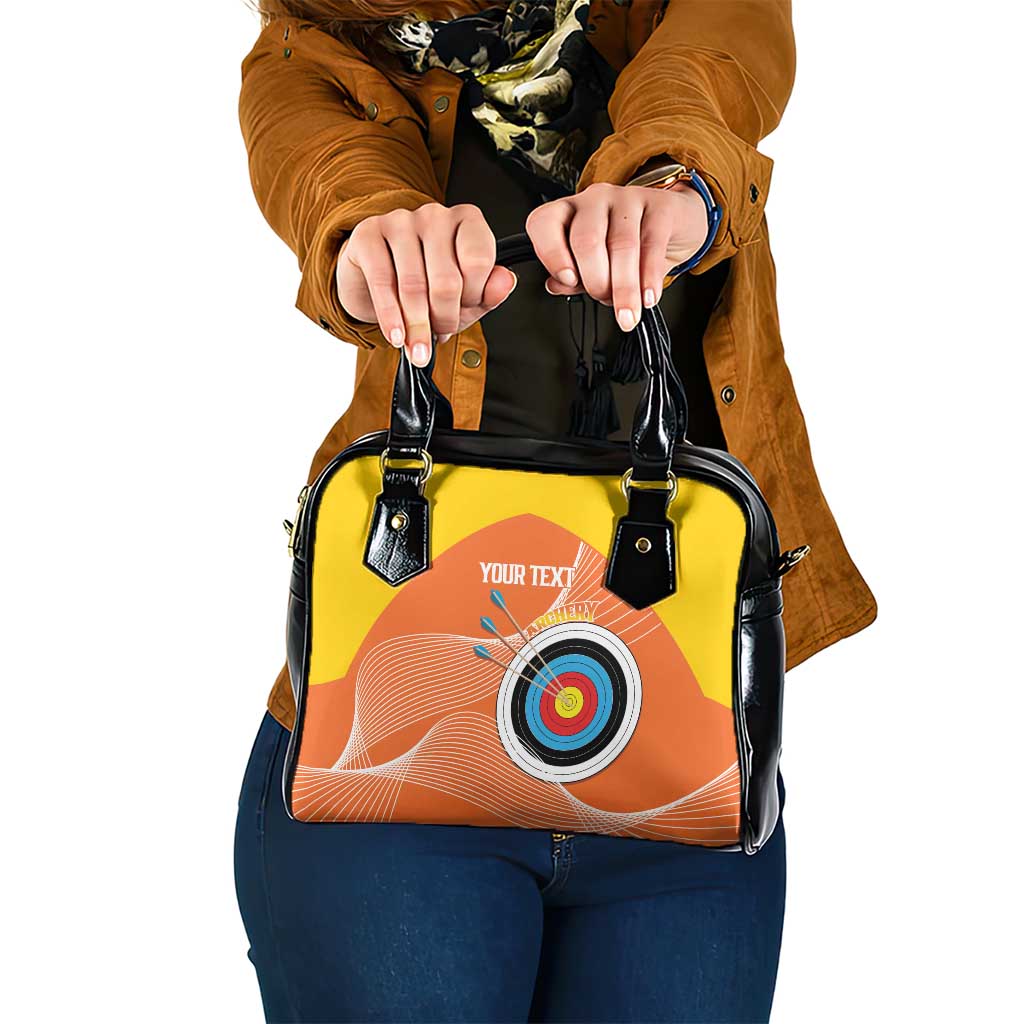 Personalised Bhutan Archery Shoulder Handbag Board Style Flag Color - Wonder Print Shop