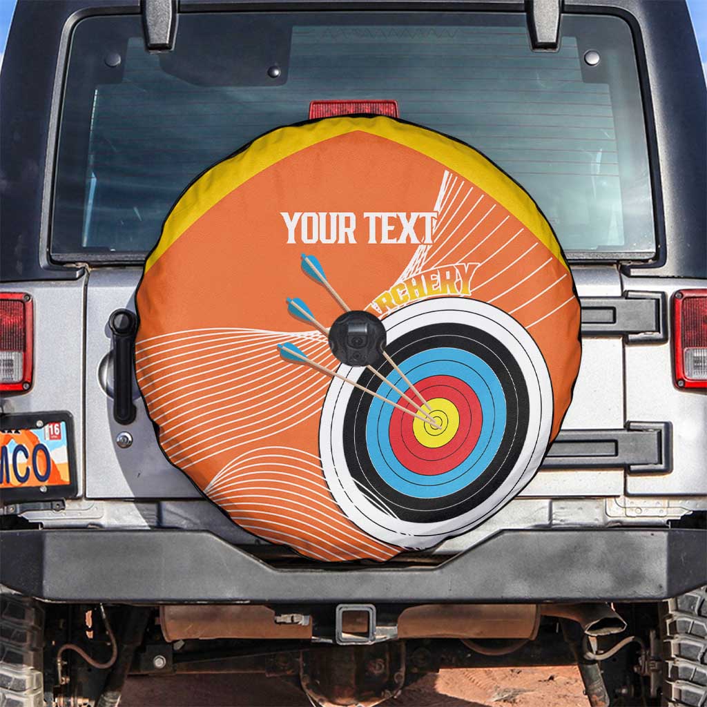 Personalised Bhutan Archery Spare Tire Cover Board Style Flag Color - Wonder Print Shop