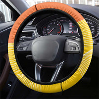 Bhutan Archery Steering Wheel Cover Board Style Flag Color - Wonder Print Shop