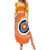 Personalised Bhutan Archery Summer Maxi Dress Board Style Flag Color - Wonder Print Shop