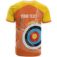 Personalised Bhutan Archery T Shirt Board Style Flag Color - Wonder Print Shop