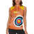Personalised Bhutan Archery Women Sleeveless Polo Shirt Board Style Flag Color - Wonder Print Shop