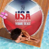 Personalized United States Archery Beach Blanket USA 2025 Sporty Style - Wonder Print Shop