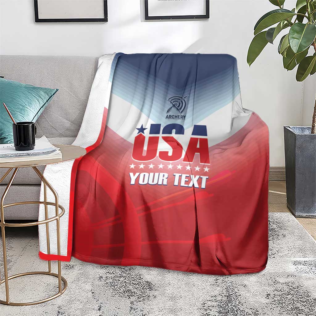 Personalized United States Archery Blanket USA 2025 Sporty Style - Wonder Print Shop