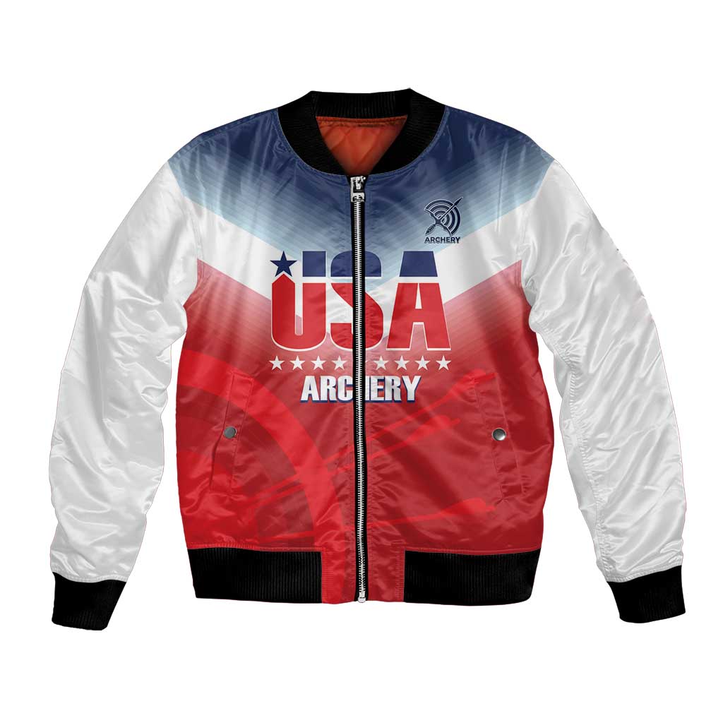 Personalized United States Archery Bomber Jacket USA 2025 Sporty Style - Wonder Print Shop