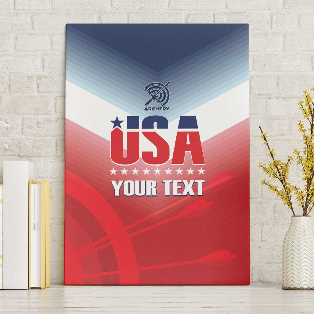 Personalized United States Archery Canvas Wall Art USA 2025 Sporty Style - Wonder Print Shop