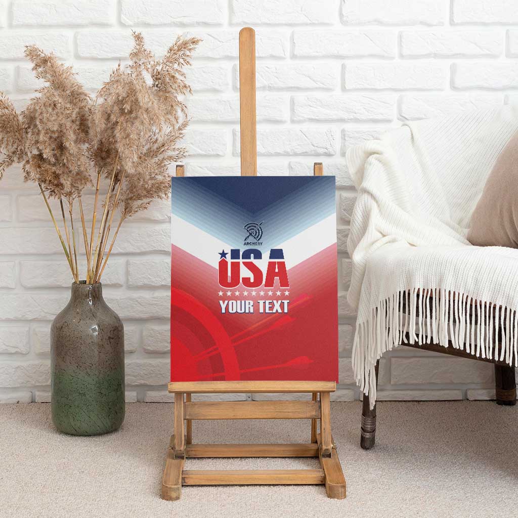 Personalized United States Archery Canvas Wall Art USA 2025 Sporty Style - Wonder Print Shop