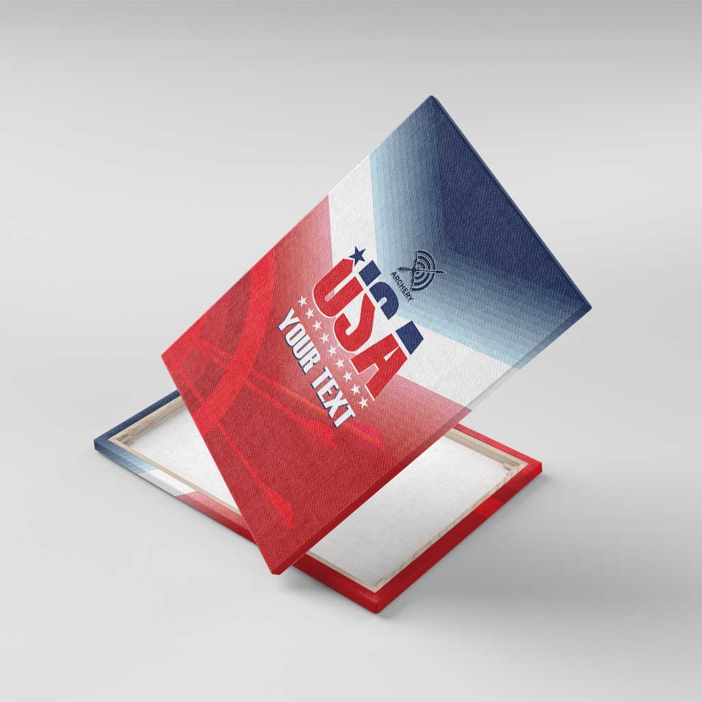 Personalized United States Archery Canvas Wall Art USA 2025 Sporty Style - Wonder Print Shop