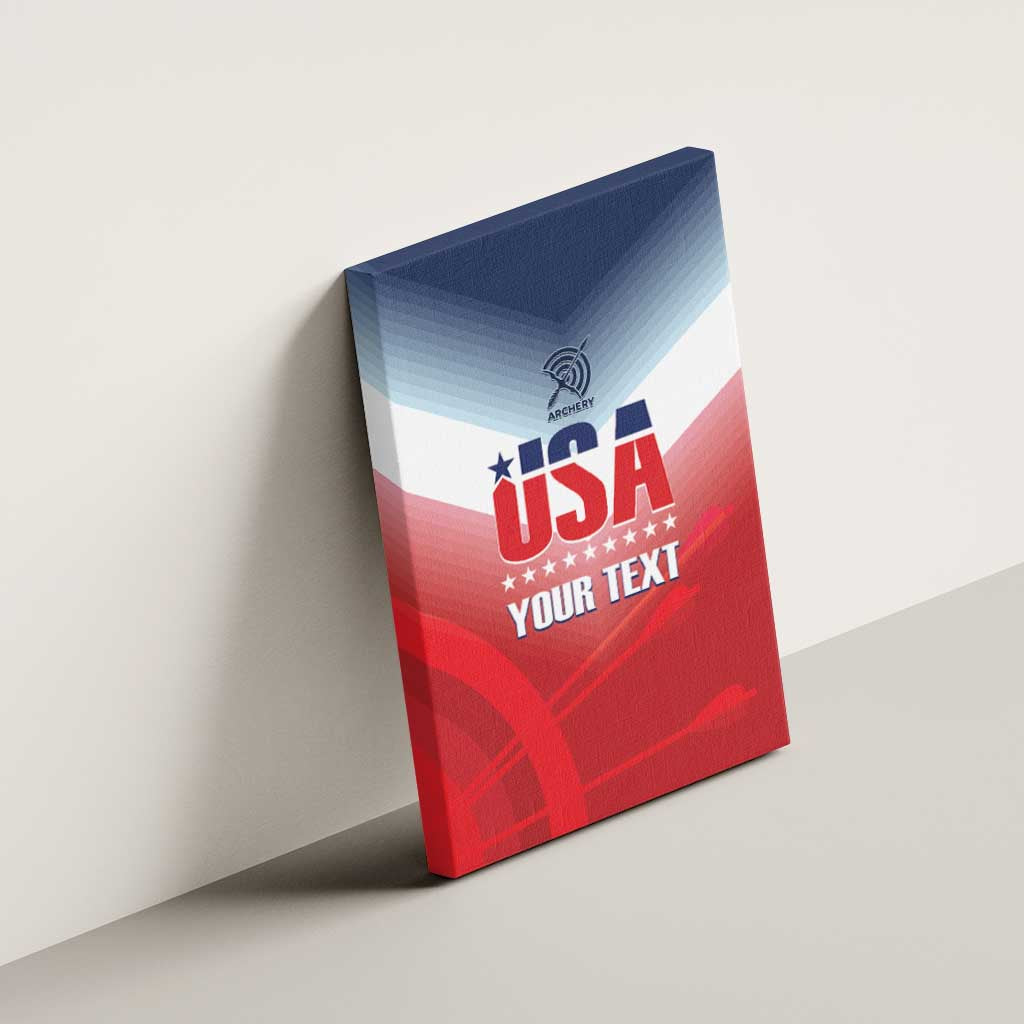 Personalized United States Archery Canvas Wall Art USA 2025 Sporty Style - Wonder Print Shop