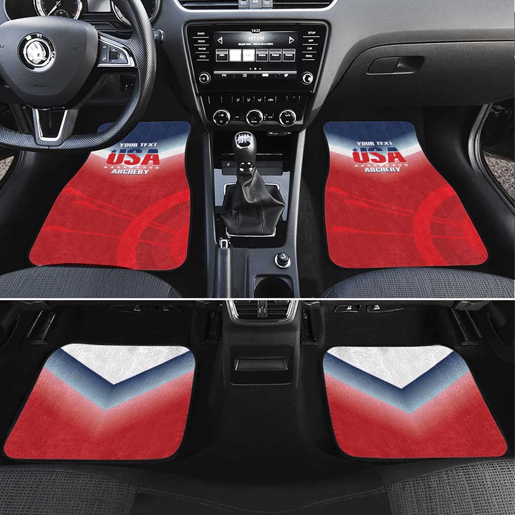 Personalized United States Archery Car Mats USA 2025 Sporty Style - Wonder Print Shop