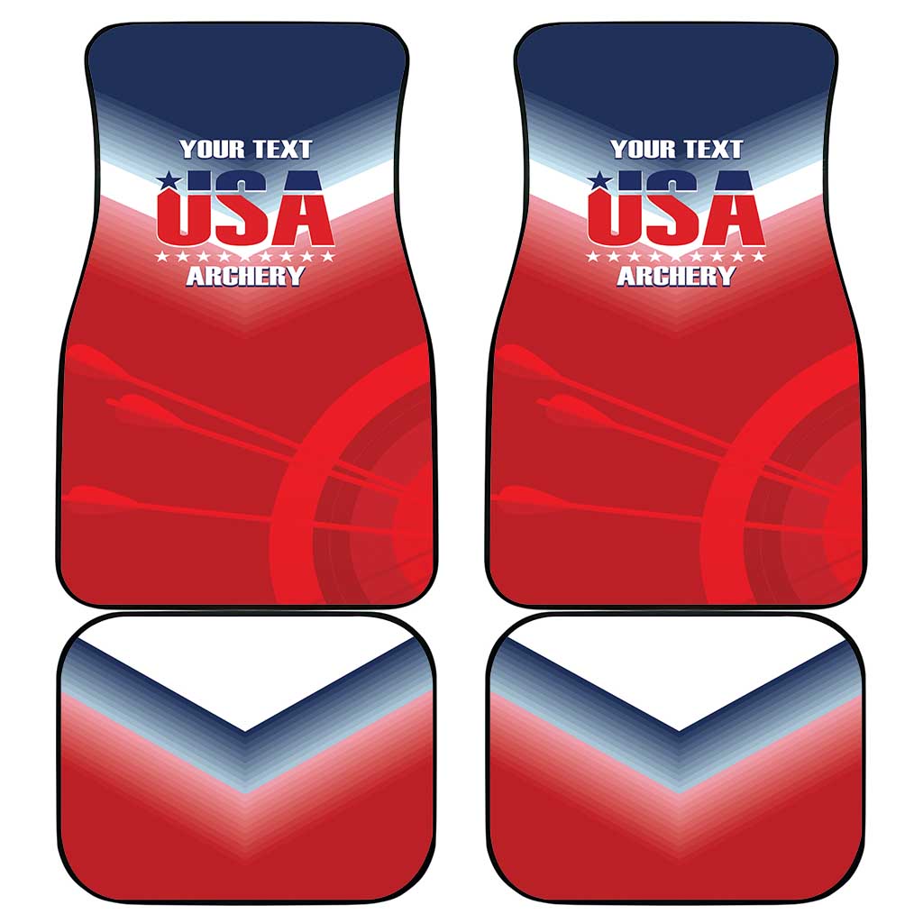 Personalized United States Archery Car Mats USA 2025 Sporty Style - Wonder Print Shop