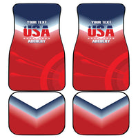 Personalized United States Archery Car Mats USA 2025 Sporty Style - Wonder Print Shop