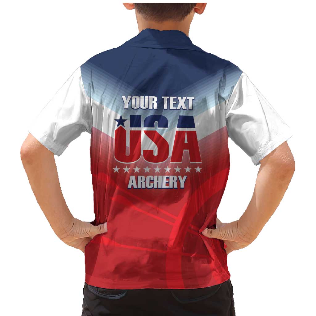 Personalized United States Archery Family Matching Mermaid Dress and Hawaiian Shirt USA 2025 Sporty Style - Wonder Print Shop