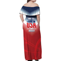 Personalized United States Archery Family Matching Off Shoulder Maxi Dress and Hawaiian Shirt USA 2025 Sporty Style - Wonder Print Shop