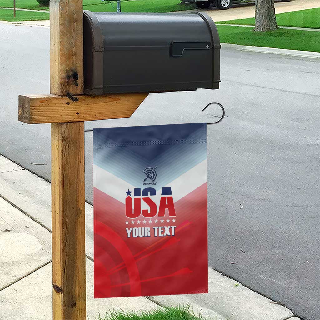 Personalized United States Archery Garden Flag USA 2025 Sporty Style - Wonder Print Shop