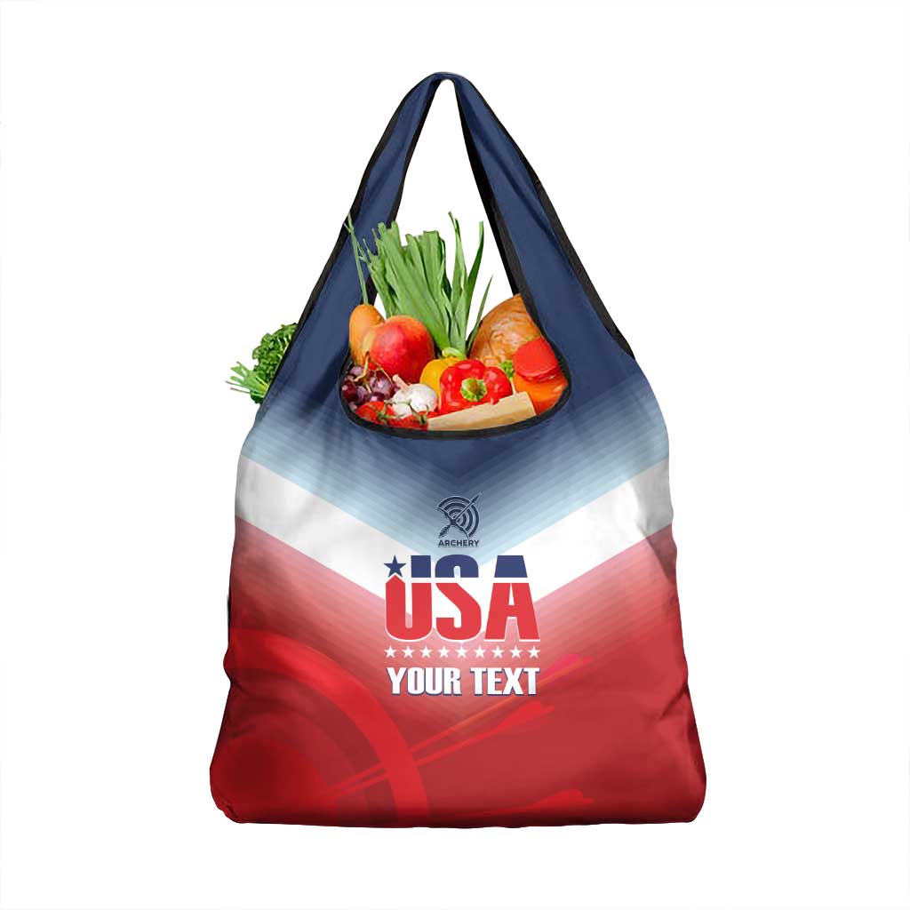 Personalized United States Archery Grocery Bag USA 2025 Sporty Style - Wonder Print Shop