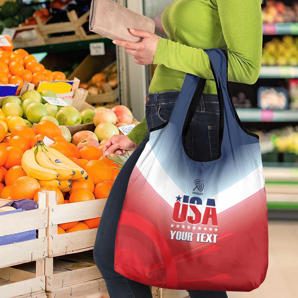 Personalized United States Archery Grocery Bag USA 2025 Sporty Style - Wonder Print Shop