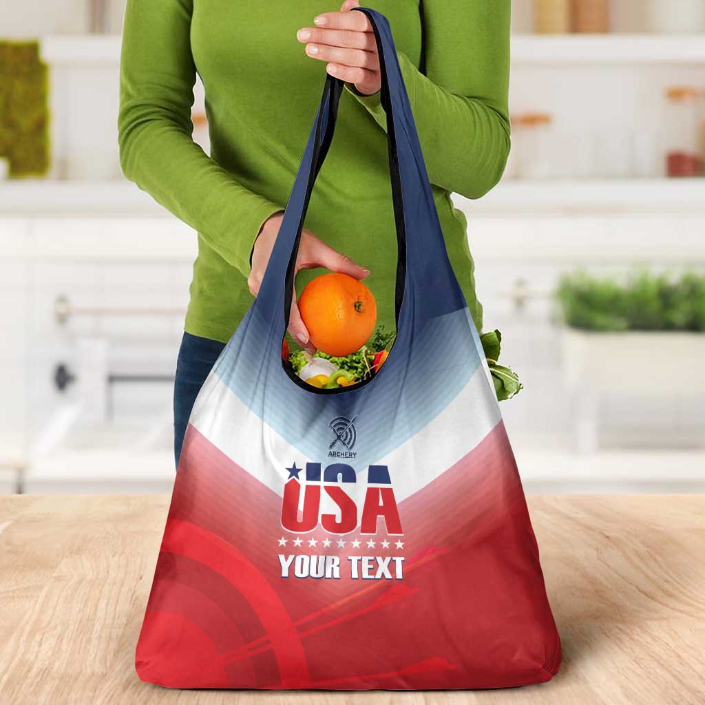 Personalized United States Archery Grocery Bag USA 2025 Sporty Style - Wonder Print Shop