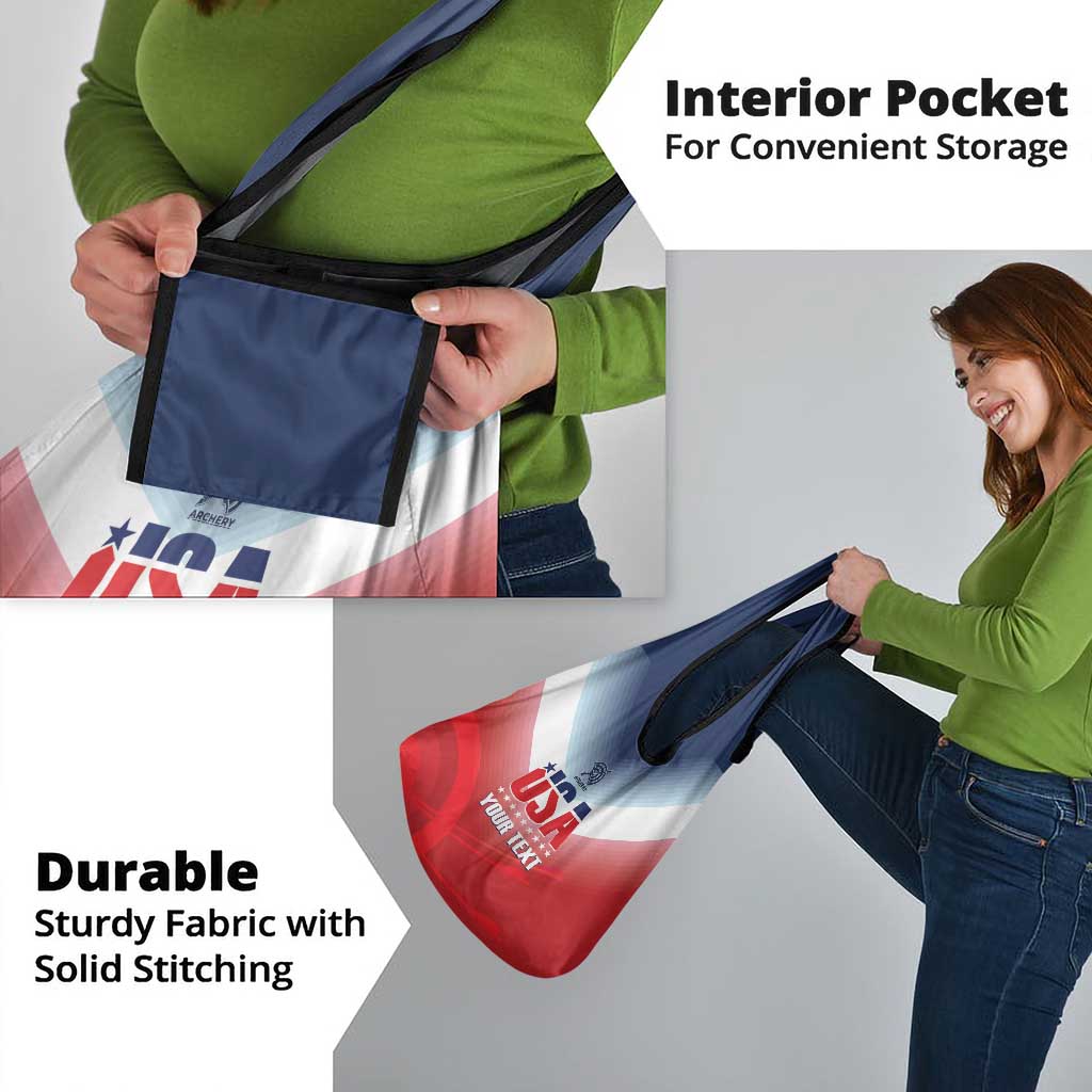 Personalized United States Archery Grocery Bag USA 2025 Sporty Style - Wonder Print Shop