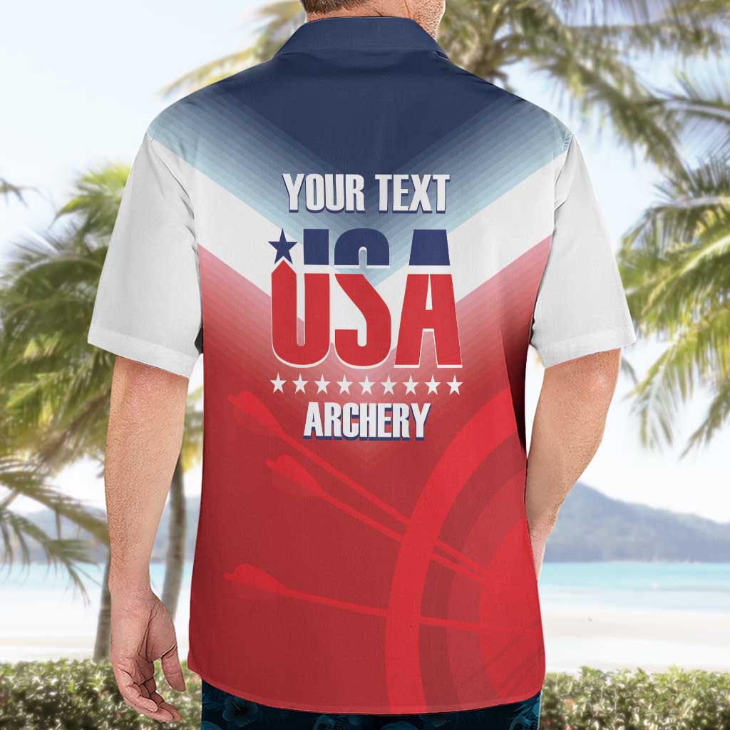 Personalized United States Archery Hawaiian Shirt USA 2025 Sporty Style - Wonder Print Shop