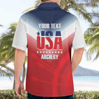 Personalized United States Archery Hawaiian Shirt USA 2025 Sporty Style - Wonder Print Shop