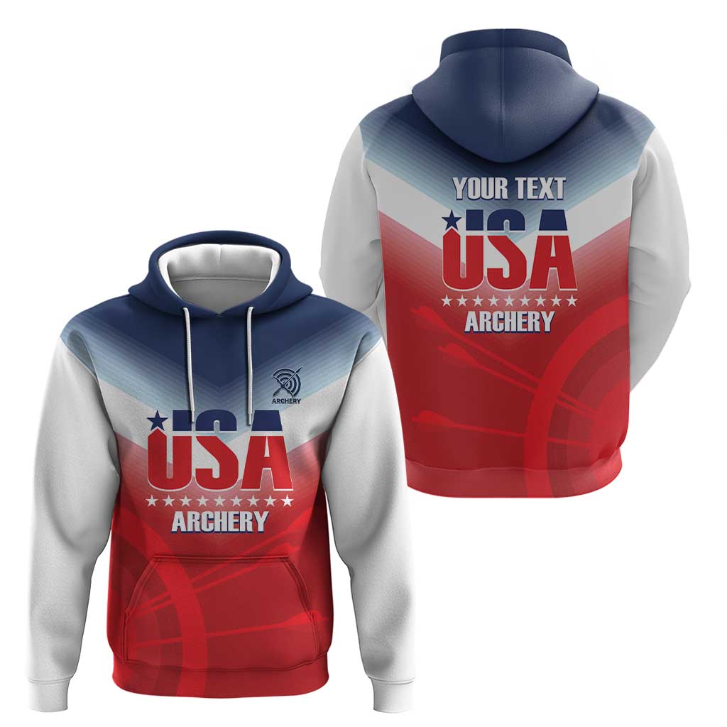 Personalized United States Archery Hoodie USA 2025 Sporty Style - Wonder Print Shop