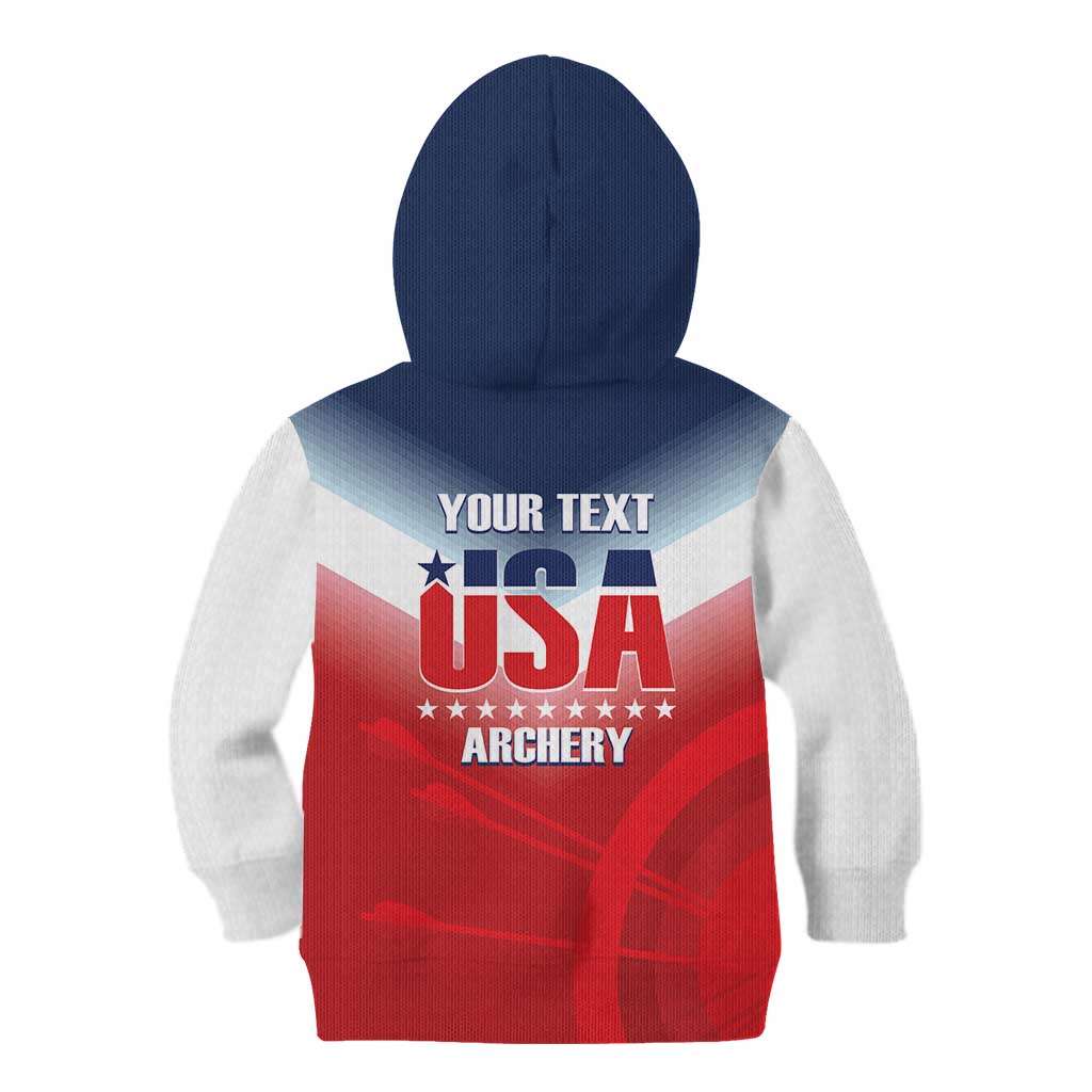 Personalized United States Archery Kid Hoodie USA 2025 Sporty Style - Wonder Print Shop