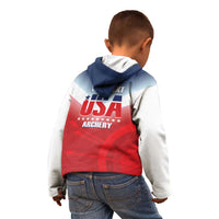Personalized United States Archery Kid Hoodie USA 2025 Sporty Style - Wonder Print Shop