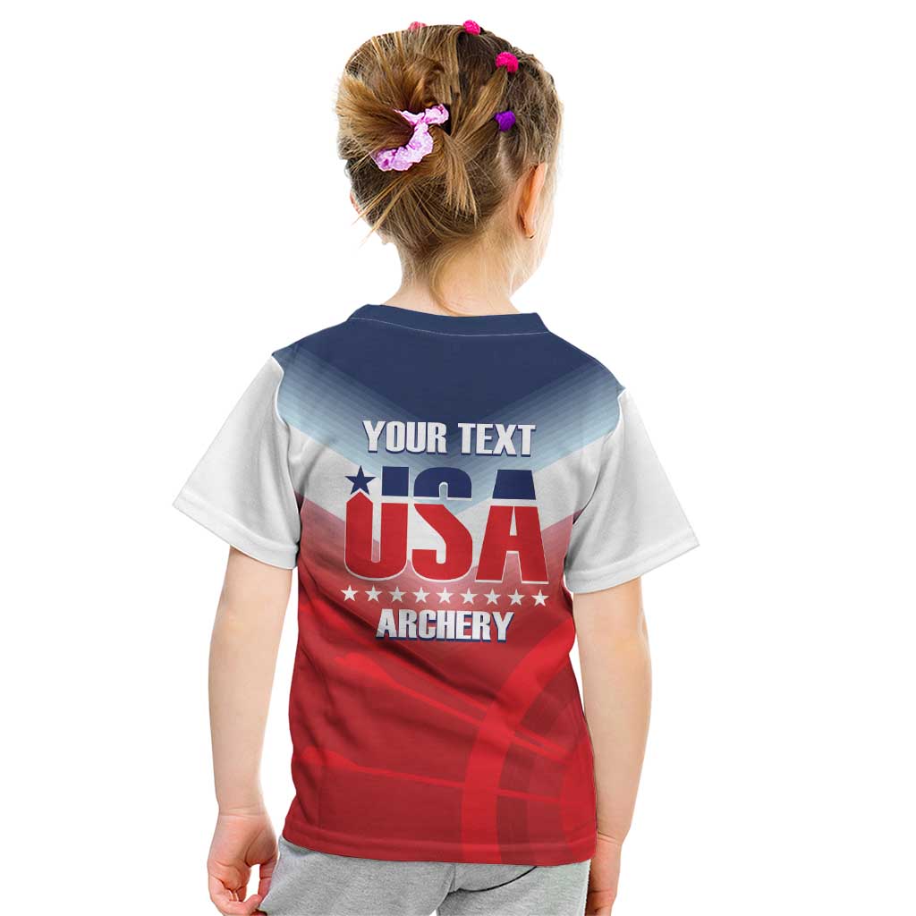 Personalized United States Archery Kid T Shirt USA 2025 Sporty Style - Wonder Print Shop