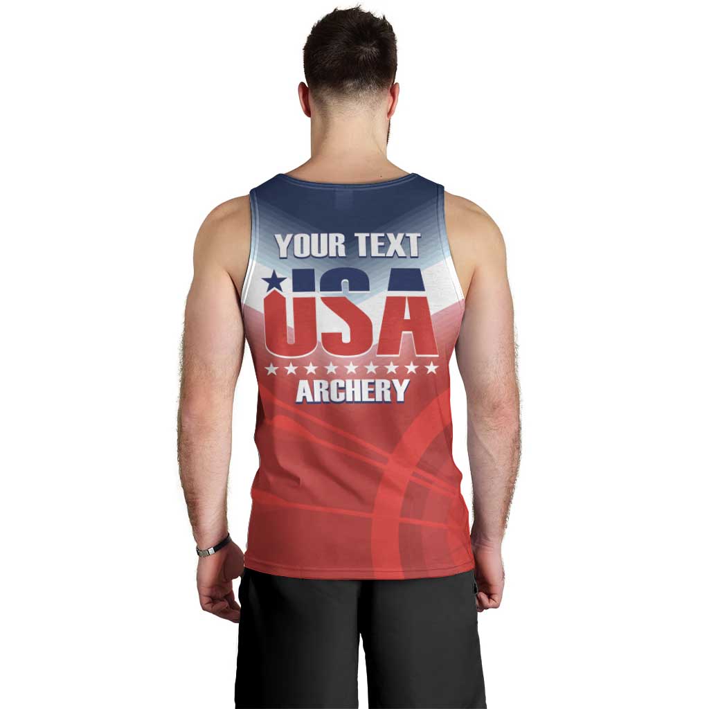 Personalized United States Archery Men Tank Top USA 2025 Sporty Style - Wonder Print Shop